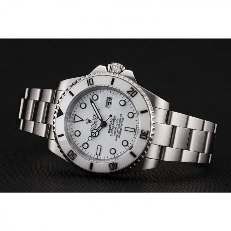 Replica Rolex Submariner White Dial 1453863 Close-Up Focus