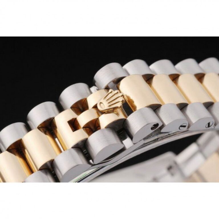 Superclone Rolex Datejust Gold Dial SRL41 Angle Detail
