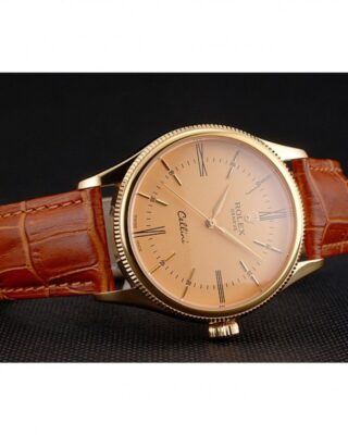 Superclone Rolex Cellini Gold Dial REP016798 Design Element