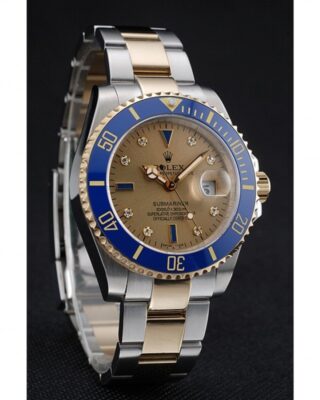 Replica Rolex Submariner Gold Dial rl55 Angle Detail