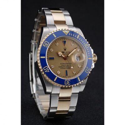 Replica Rolex Submariner Gold Dial rl55 Angle Detail