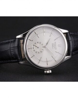 Superclone Rolex Cellini White Dial REP016811 Close-Up Focus