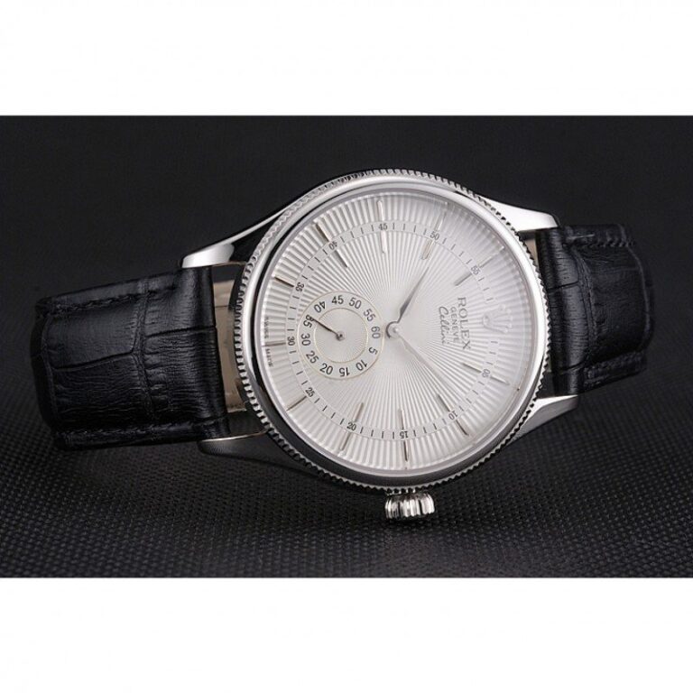 Superclone Rolex Cellini White Dial REP016811 Close-Up Focus