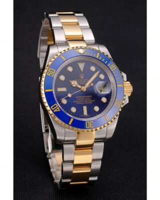 Superclone Rolex Submariner Blue Dial PR16233B Angle Detail