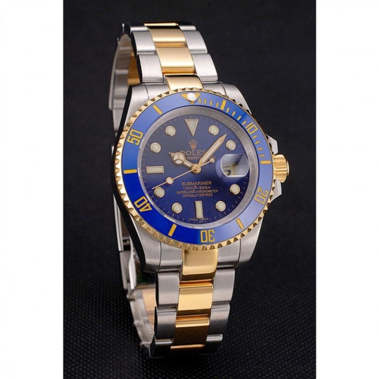 Superclone Rolex Submariner Blue Dial PR16233B Angle Detail