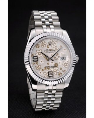 Replica Rolex Datejust Silver Dial 41983 Angle Detail
