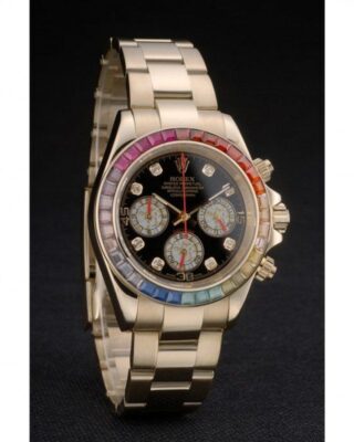 Replica Rolex Daytona Black Dial 80251 Angle Detail