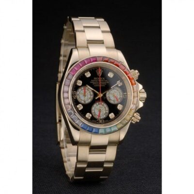 Replica Rolex Daytona Black Dial 80251 Angle Detail