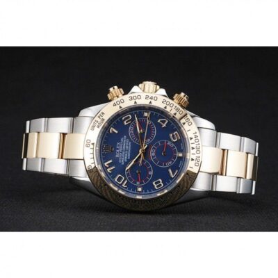 Replica Rolex Daytona Blue Dial 1454246 Close-Up Focus
