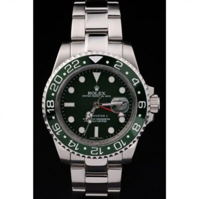 Superclone Rolex GMT-Master II Green Dial SRL48 Perspective View