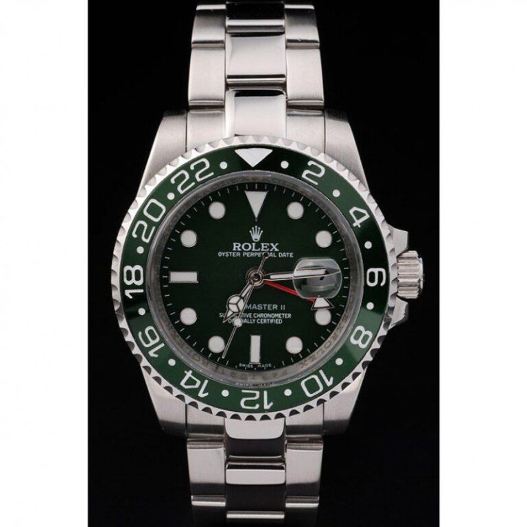 Superclone Rolex GMT-Master II Green Dial SRL48 Perspective View