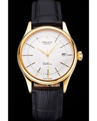 Superclone Rolex Cellini 38mm White Dial REP016791 2