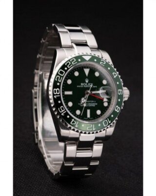 Superclone Rolex GMT-Master II Green Dial SRL48 Angle Detail