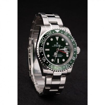 Superclone Rolex GMT-Master II Green Dial SRL48 Angle Detail