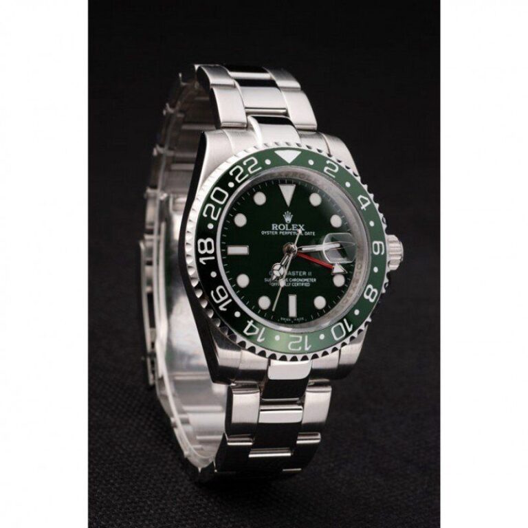 Superclone Rolex GMT-Master II Green Dial SRL48 Angle Detail