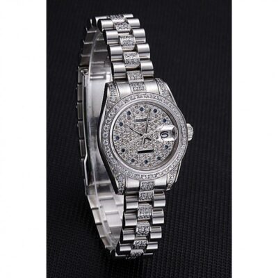 Superclone Rolex Datejust Silver Dial 622021 Perspective View