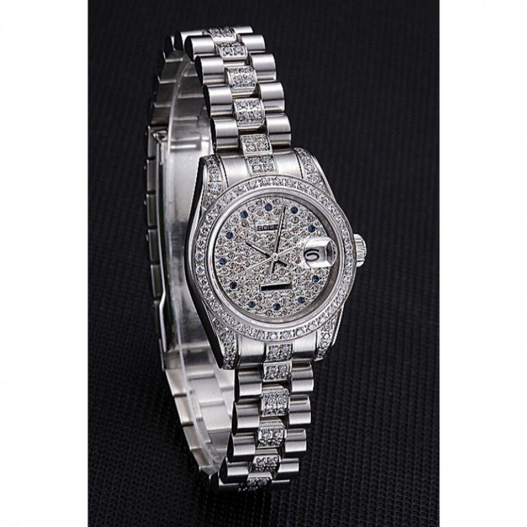 Superclone Rolex Datejust Silver Dial 622021 Perspective View