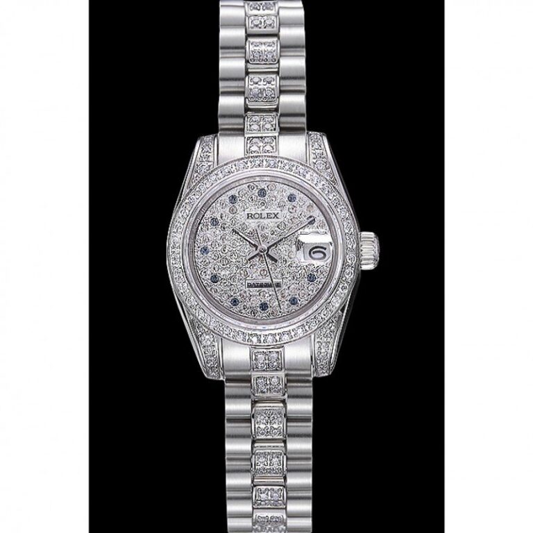Superclone Rolex Datejust Silver Dial 622021 Angle Detail