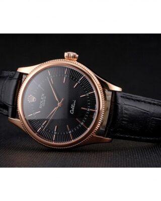 Superclone Rolex Cellini Black Dial REP016815 Design Element