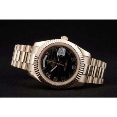 Superclone Rolex Day-Date Black Dial 41998 Design Element