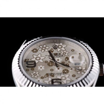 Superclone Rolex Datejust Silver Dial 42001 Alternate Angle