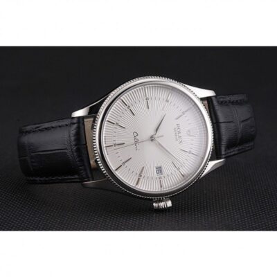 Superclone Rolex Cellini White Dial REP016802 Close-Up Focus