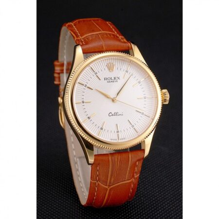 Superclone Rolex Cellini 38mm White Dial REP016793 3