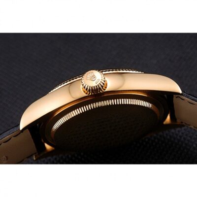 Replica Rolex Cellini Black Dial 622832 Alternate Angle