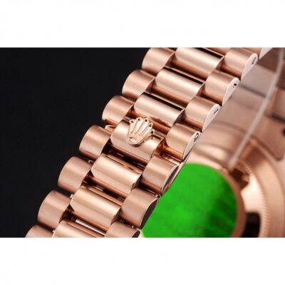 Superclone Rolex Day-Date Rose-Gold Dial REP016823 Profile Shot