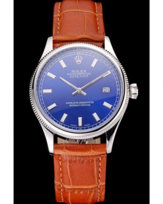 Superclone Rolex Datejust 38mm Blue Dial REP016817 2