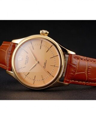 Superclone Rolex Cellini Gold Dial REP016808 Design Element