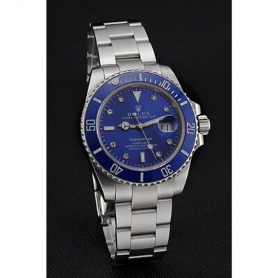 Replica Rolex Submariner Blue Dial 622638 Angle Detail