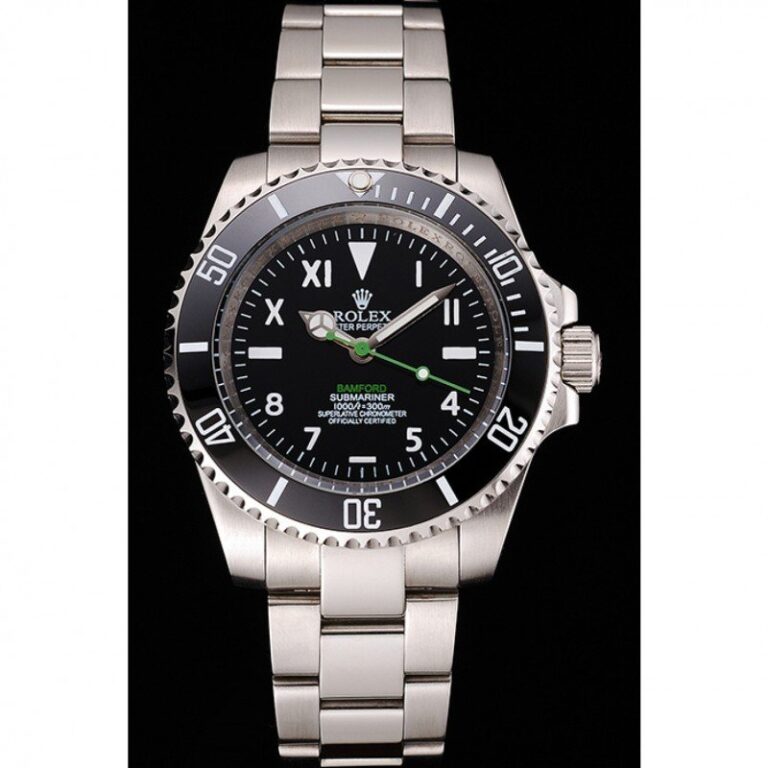 Replica Rolex Submariner Black Dial PR16233NBB Perspective View
