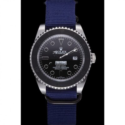 Replica Rolex Submariner Blue Dial 621989 Perspective View