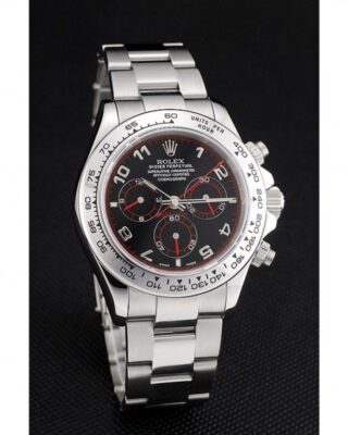 Superclone Rolex Daytona Black Dial 80296 Angle Detail