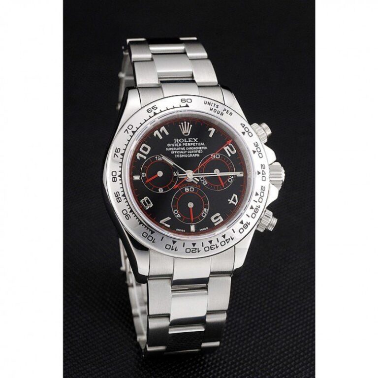 Superclone Rolex Daytona Black Dial 80296 Angle Detail