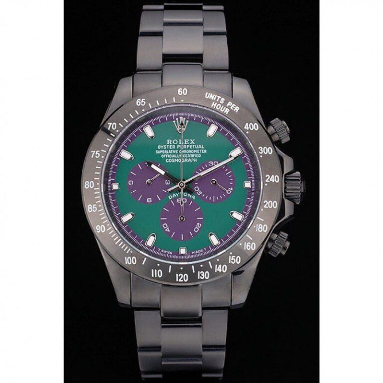 Replica Rolex Daytona Green Dial 80246 Perspective View