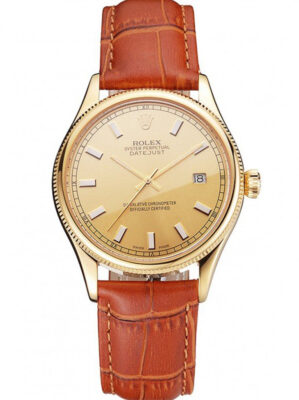 Superclone Rolex Datejust Gold Dial REP016818