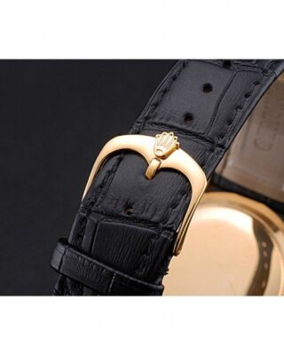 Replica Rolex Cellini Black Dial 622832 Profile Shot
