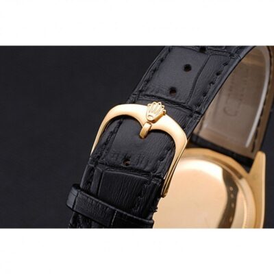 Replica Rolex Cellini Black Dial 622832 Profile Shot