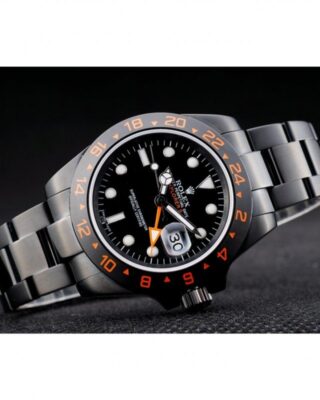 Superclone Rolex Explorer Black Dial 98240 Close-Up Focus