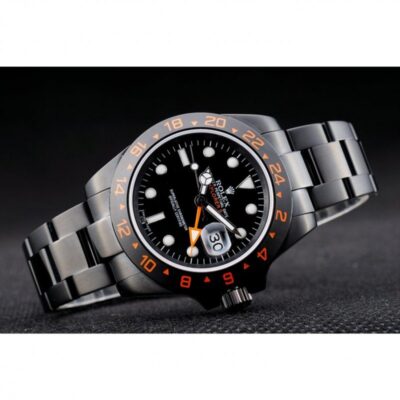 Superclone Rolex Explorer Black Dial 98240 Close-Up Focus