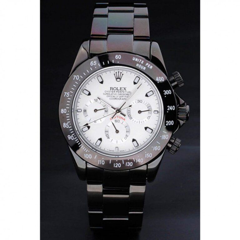Replica Rolex Daytona White Dial RL106 Perspective View