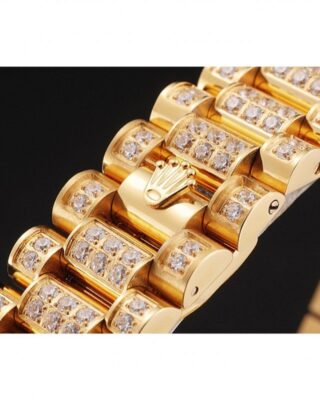 Superclone Rolex Day-Date White Dial REP016822 Profile Shot