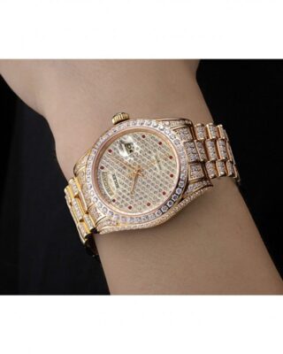Superclone Rolex Day-Date Diamond Dial 621615 Visual Detail
