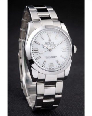 Replica Rolex Explorer Silver Dial 98086 Angle Detail