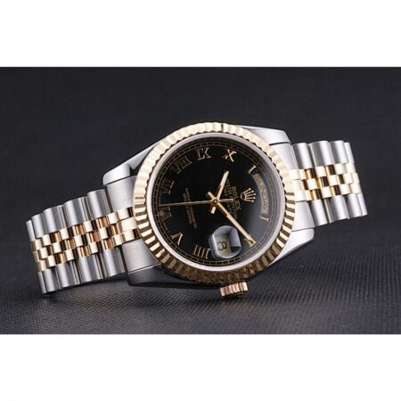 Superclone Rolex Day-Date 36mm Black Dial SRL78 4