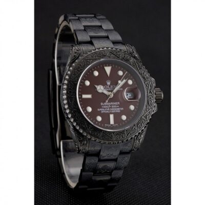 Replica Rolex Submariner Brown Dial 1454075 Angle Detail