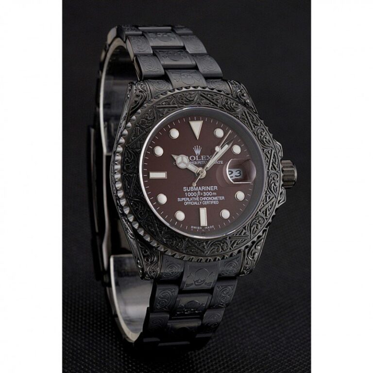 Replica Rolex Submariner Brown Dial 1454075 Angle Detail