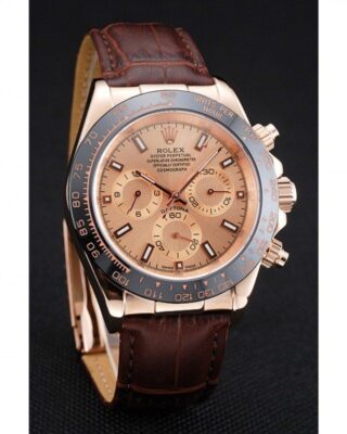 Replica Rolex Daytona Rose-Gold Dial 1454243 Angle Detail